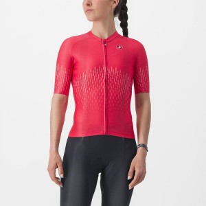 Castelli AERO PRO W Women Jersey Red | 41UBJYTPZ