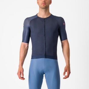 Castelli AERO RACE 7.0 Men Jersey Blue | 82ISCPATK