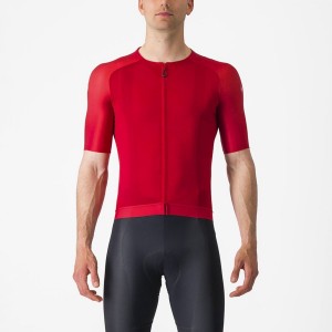 Castelli AERO RACE 7.0 Men Jersey Red | 39WOVZXJG