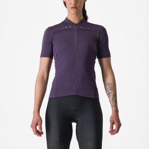 Castelli ANIMA 4 Women Jersey Purple | 91DLGAFKZ