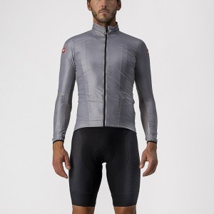 Castelli ARIA SHELL Men Protection Silver Grey | 10HRDSTCW