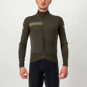 Castelli BETA RoS Men Jackets Green / Green | 01IQDNWTR