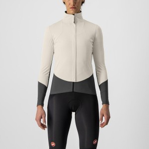 Castelli BETA RoS W Women Jackets Dark Grey | 37GDJUATW