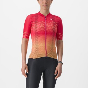 Castelli CLIMBER'S 2.0 W Women Jersey Orange | 73QCLWDHX