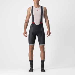 Castelli COMPETIZIONE KIT Men Bib Shorts Black / Silver Grey | 20CFDMWZN