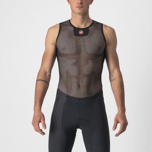 Castelli CORE MESH 3 SLEEVELESS Men Base Layer Black | 48HQOLRJS