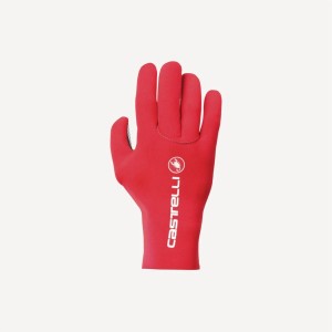 Castelli DILUVIO C Men Gloves Red | 90YIOKCAE