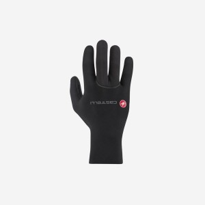 Castelli DILUVIO ONE Men Gloves Black | 27JNMFQVE