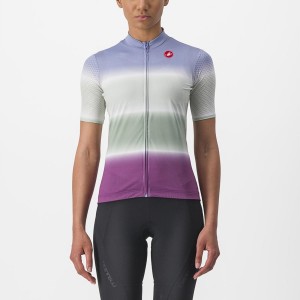 Castelli DOLCE Women Jersey Purple White | 21VHQNPLC