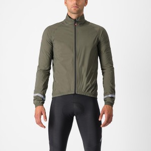 Castelli EMERGENCY 2 RAIN Men Protection Green | 38IJTSKEH