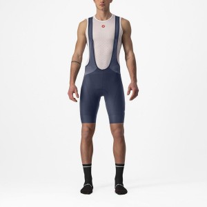 Castelli ENDURANCE 3 Men Bib Shorts Blue | 64RESQJDL