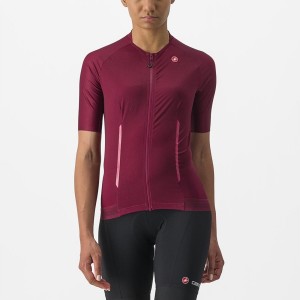 Castelli ENDURANCE W Women Jersey Burgundy | 70SOFKMHP