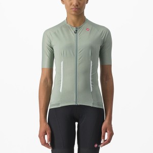 Castelli ENDURANCE W Women Jersey Green | 43XUWJVDY