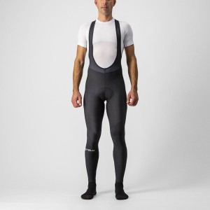 Castelli ENTRATA Men Bib Tights Black | 64WYFSJKC