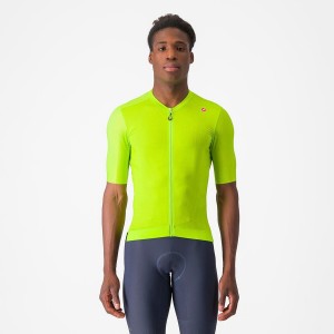 Castelli ESPRESSO Men Jersey Light Green / Deep Green | 03VZGMYXD