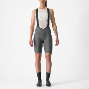 Castelli ESPRESSO W DT Women Bib Shorts Grey | 93ZKYTSFL