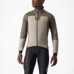 Castelli FLY THERMAL Men Jackets Green | 05QKFXRLW