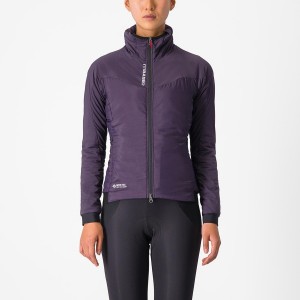 Castelli FLY THERMAL W Women Jackets Purple | 96KQYTLUJ