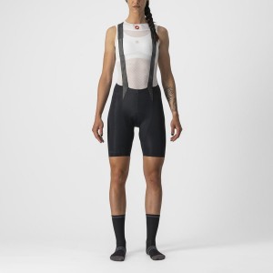 Castelli FREE AERO RC W Women Bib Shorts Black | 97CYTSLHQ