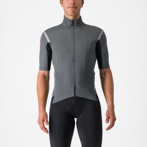 Castelli GABBA RoS 2 Men Jackets Grey / Silver | 68YZXSPNT