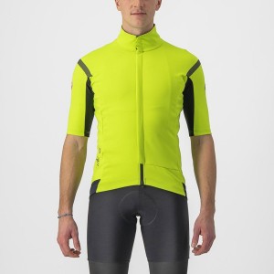 Castelli GABBA RoS 2 Men Jackets Light Green / Dark Grey | 05DRAJFBS