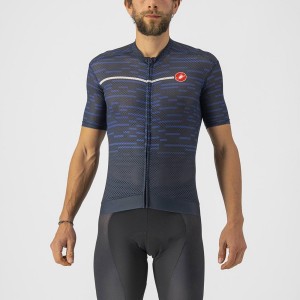 Castelli INSIDER Men Jersey Blue | 47GTEHVKQ