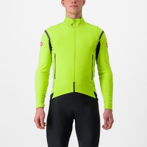 Castelli PERFETTO RoS 2 Men Jackets Light Green / Dark Grey | 75ZYTIGFX