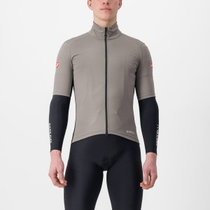 Castelli PERFETTO RoS 2 WIND Men Jackets Grey | 68LTBDVYH