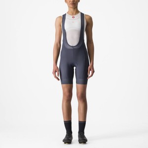 Castelli PRIMA Women Bib Shorts Blue | 05FUYDNJW