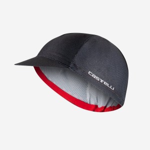 Castelli ROSSO CORSA 2 Men Cap Black | 84JVBNSAZ