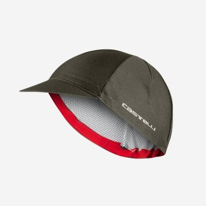 Castelli ROSSO CORSA 2 Men Cap Deep Green | 64ALRSTWD