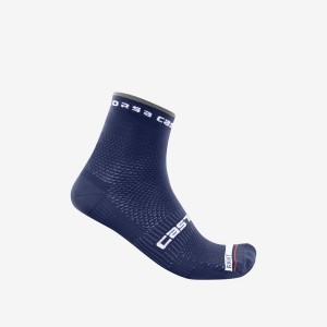 Castelli ROSSO CORSA PRO 9 Men Socks Blue | 92PMUWJLT