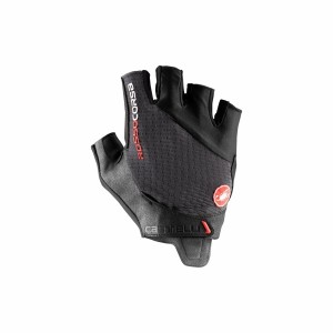 Castelli ROSSO CORSA PRO V Men Gloves Dark Grey | 31PTMGIFB