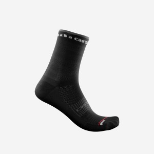 Castelli ROSSO CORSA W 11 Women Socks Black | 72ACEZPWF