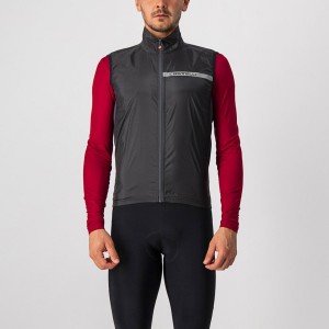 Castelli SQUADRA STRETCH Men Vest Black / Dark Grey | 17EWDSYTO