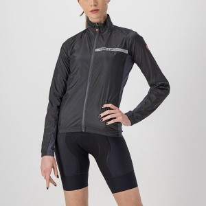 Castelli SQUADRA STRETCH W Women Protection Black / Dark Grey | 37XIOPHUB