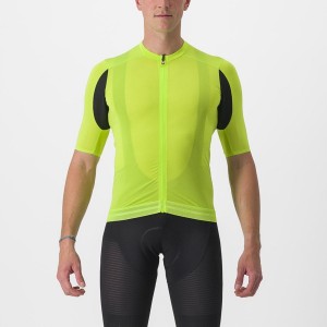 Castelli SUPERLEGGERA 3 Men Jersey Light Green | 19DYOUKZT