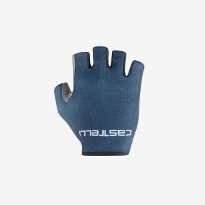 Castelli SUPERLEGGERA SUMMER. Men Gloves Blue | 32QVOGHWT