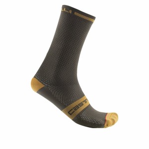 Castelli SUPERLEGGERA T 18 Men Socks Deep Green | 17JTVKHEC