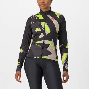 Castelli TROPICALE LS Women Jersey Black | 78PGXQROT