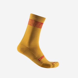 Castelli UNLIMITED 18 Men Socks Red | 21VRXHIGT