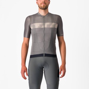 Castelli UNLIMITED ENDURANCE Men Jersey Grey | 36EZXGHFJ