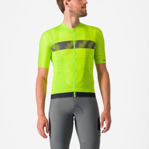 Castelli UNLIMITED ENDURANCE Men Jersey Light Green / Dark Grey | 38RPWXTYL