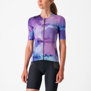 Castelli UNLIMITED PRO W Women Jersey Purple | 65HNWDPJR