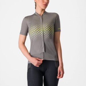 Castelli UNLIMITED SENTIERO 3 Women Jersey Grey | 89ZPEOYBM