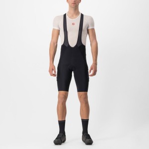 Castelli UNLIMITED THERMAL Men Bib Shorts Black | 41ZVGNPFJ