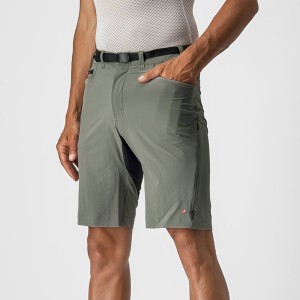 Castelli UNLIMITED TRAILGY Men Shorts Grey | 10GEQXCJZ