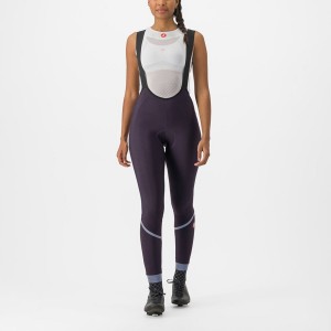 Castelli VELOCISSIMA DT Women Bib Tights Silver | 57WTZKSEL