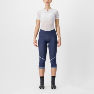 Castelli VELOCISSIMA THERMAL KNICKER Women Leggings Blue / Silver | 31BHKDGRW