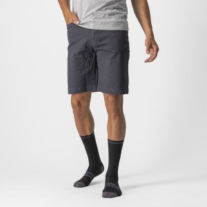 Castelli VG 5 POCKET Men Shorts Dark Blue | 82CIESOAQ